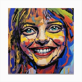 'Happy Girl' Canvas Print