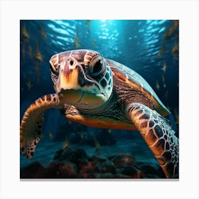 Sea Turtle 3 Canvas Print