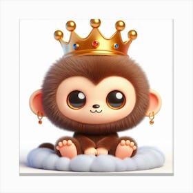 King Monkey 1 Canvas Print