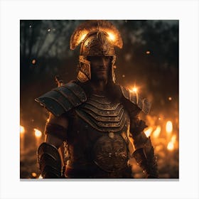 Sparta Warrior Canvas Print