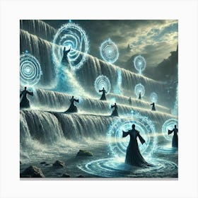 Cascade Sovereignty Hydrokinetic Defenses Canvas Print