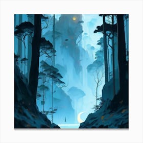 Fantasy Forest Canvas Print