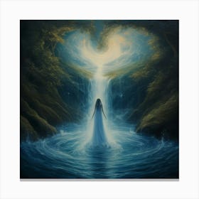 Heart Of Water Canvas Print