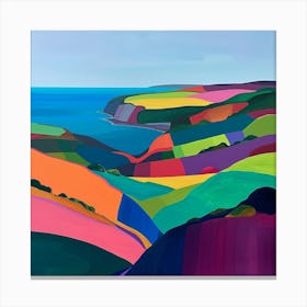 Colourful Abstract Pembrokeshire Coast National Park Wales 1 Canvas Print
