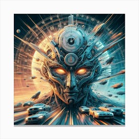 Futuristic Art 1 Canvas Print