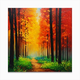Autumn Forest 9 Canvas Print