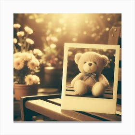 Teddy Bear Photo 2 Canvas Print