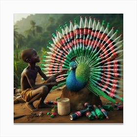 Peacock 1 Canvas Print