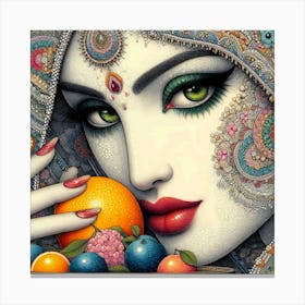 Exotic Beauty Artwork 175 Canvas Print