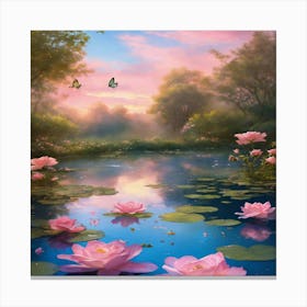 Water Lilies 6 Canvas Print