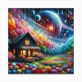 House In The Sky 5 Canvas Print