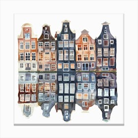 Amsterdam Houses 4 Canvas Print