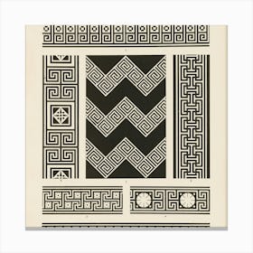 Vintage Geometrical Patterns 3 Canvas Print