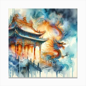 Chinese Dragon Painting 1 Canvas Print