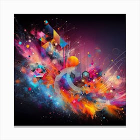 Explosion 4 Canvas Print