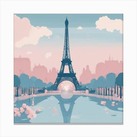 Paris Eiffel Tower Canvas Print