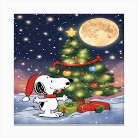 Snoopy Christmas 1 Canvas Print