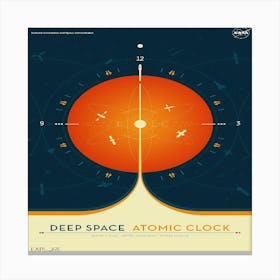 Deep Space Atomic Clock Canvas Print