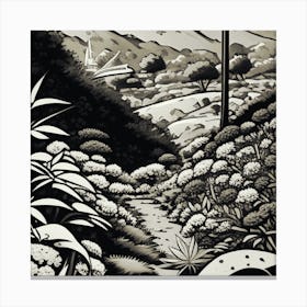 Path Through The Jungle Canvas Print