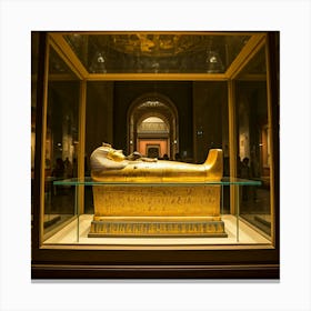 Golden Sarcophagus Canvas Print