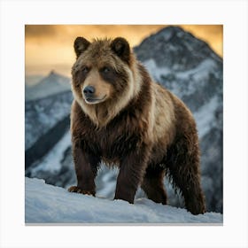 Grizzly Bear Canvas Print