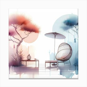 Watercolor Painting 16 Canvas Print