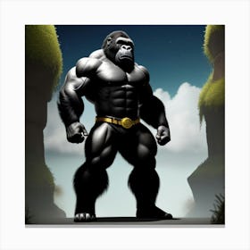 Gorilla 4 Canvas Print