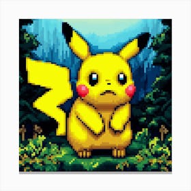 Pokemon Pikachu Canvas Print