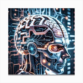 Artificial Intelligence Concept 3 Canvas Print