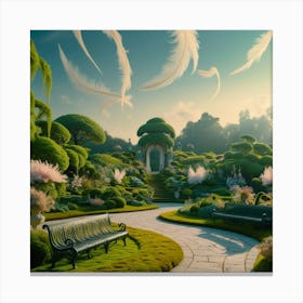 A Stunning And Dreamlike Cinematic Photograph Of A Beautiful Landscape 1 Canvas Print