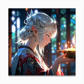 Elf princess Canvas Print