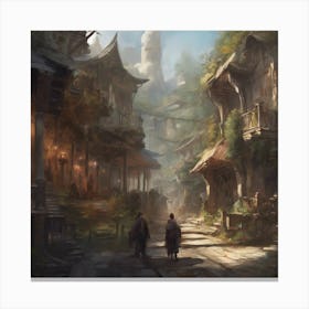 Fantasy City 74 Canvas Print
