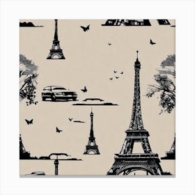 Paris Eiffel Tower 131 Canvas Print