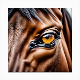 Eye Of A Horse 42 Canvas Print