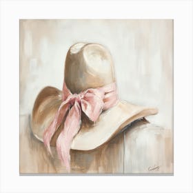 Cowgirl Hat Canvas Print