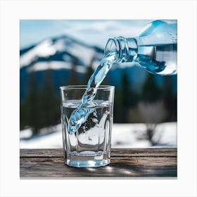 Glass Of Water Canvas Print