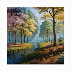 Forest In Spring Canvas Print