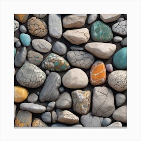 Pebbles 20 Canvas Print