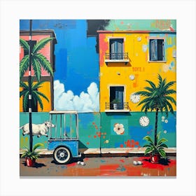 'South Beach' Canvas Print