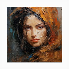 Woman In Gold Canvas Print