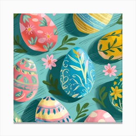 Easter Eggs 7 Canvas Print