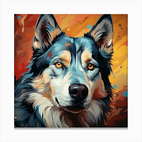 Husky Painting Lienzo