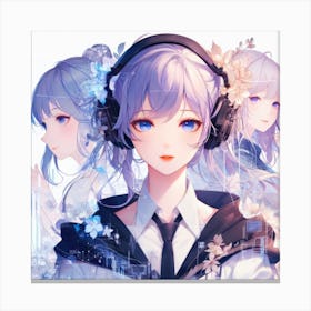 Anime Girl (60) Canvas Print