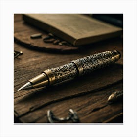 The Pen Is Mightier Than The Sword Canvas Print