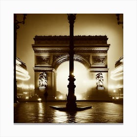 Arc De Triomphe Paris 10 Canvas Print