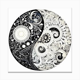 Yin Yang 48 Canvas Print