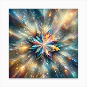 Abstract Starburst Canvas Print