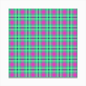 Plaid Fabric 200 Canvas Print