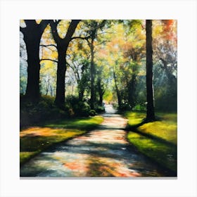 Into The Park (3) Canvas Print