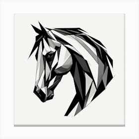 Abstract Horse Head 1 Canvas Print